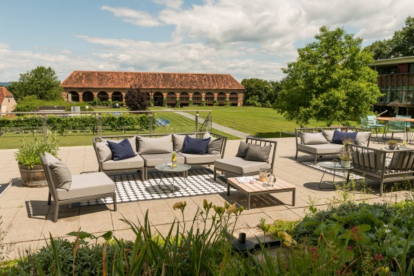 Hotel SCHLOSS SEGGAU - SchlossTavernen Terrasse