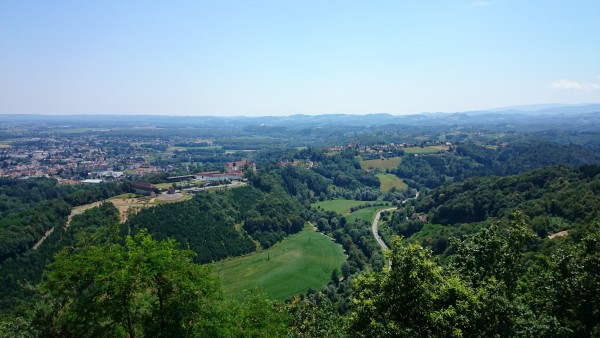 Blick Richtung Schloss Seggau von der Kreuzkogelwarte