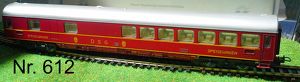 Nr. 612  LIMA Modellbahn HO Schnellzug Speisewagen DSG; rot,