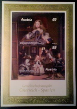 Lot Nr. 261  Block Gemeinschaftsausgabe   Österreich  Spanien