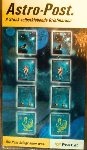 Lot Nr. 356    Astro-Post    Sternzeichen, 8 Werte