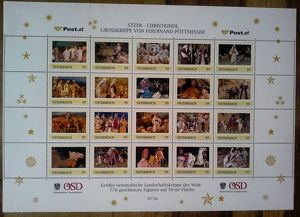 Lot Nr. 367  Personalisierter  Briefmarkenbogen Steyr-Christkindl Nr. 03746,
