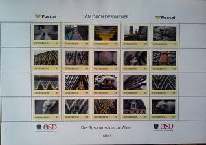 Lot Nr. 386  Personalisierter  Briefmarkenbogen Nummer 02311 Am Dach der Wiener