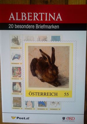 Lot Nr. 392  Personalisierter  Briefmarkenbogen   Edition 20 Albertina