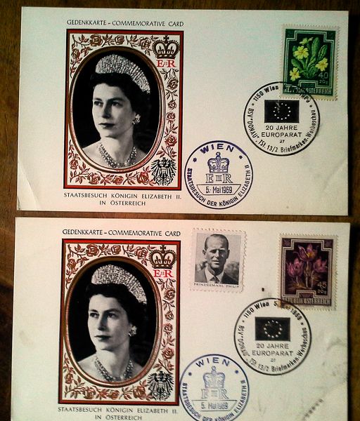 Lot Nr. 423 Rarität „ Staatsbesuch Königin Elisabeth II. in Österreich“