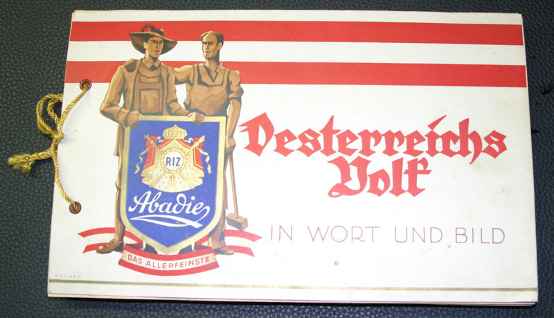 Abadie-Sammelalbum "Österreichs Volk in Wort und Bild"