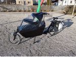 E-Lastenrad Bakfiets mit Federgabel