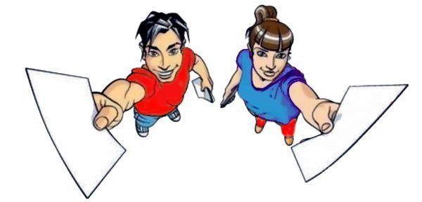 Verteilung der Flugbl&auml;ttern und Flyern