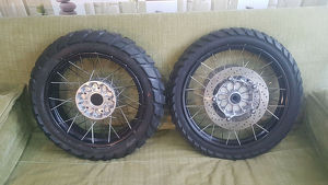 BMW Satz Felgen Speichenfelgen Spoke Wheel R1200GS