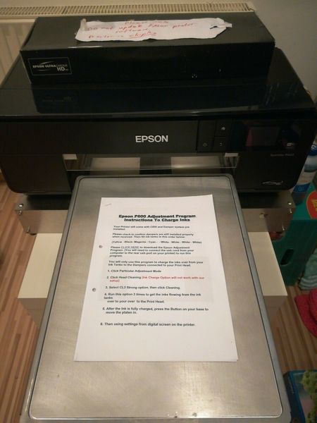 Epson Printer P600 Dtg Drucker f&uuml;r T-Shirts