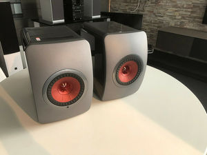 Kef Ls50 Wireless Grey/Red