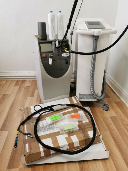 Candela Gentle Yag Laser Haarentfernung inkl. Zimmer Cryo 5 Kühlgerät