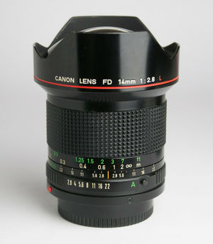 Canon Weitwinkel Fd 14 mm 1:2.8 L Objektiv