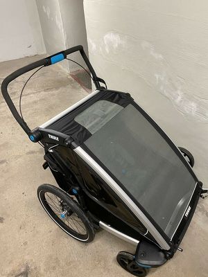 Thule Chariot Sport 2 Black Edition Zweisitzer Kinderanhänger