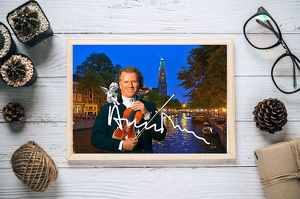 André Rieu Kunstdruck 45x30 cm. Souvenir. Geschenk. Andenken. Sammlerstück. BRANDNEU!