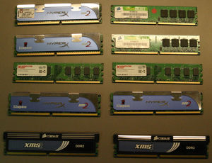 div. DDR2-Arbeitsspeicher