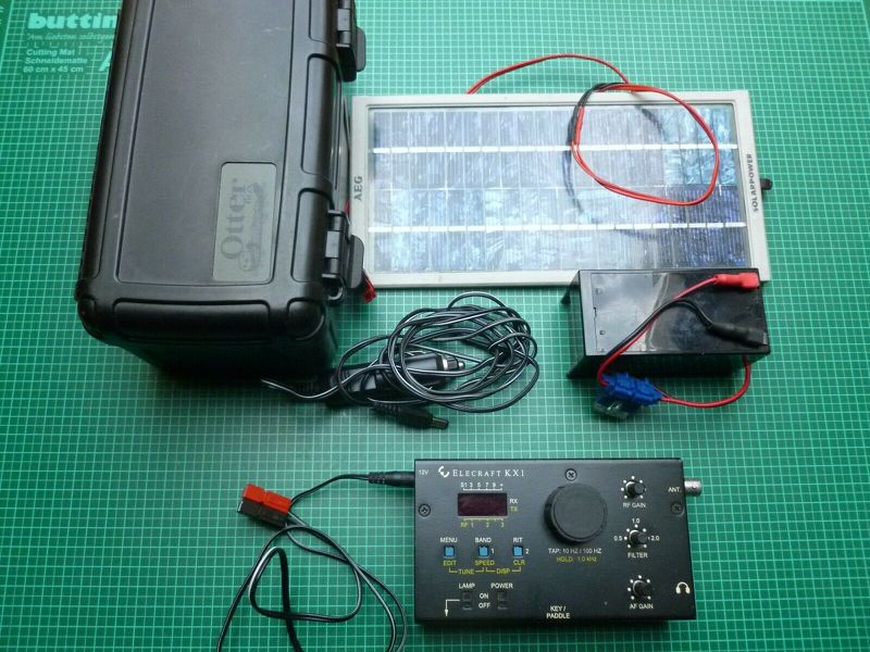 Elecraft KX1 QRP Transceiver 3 Band CW mit Zubehör