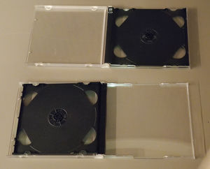 div. 2er CD-DVD Leerhüllen