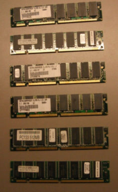 div. DDR1-Arbeitsspeicher