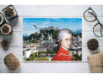 Mozart Star Souvenir. Super Deko. Geschenkidee.  Einmalig! Wandbild. Neuheit! Sammelobjekt. Zimmerdeko. Blickfang!