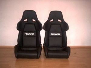 2 Sportsitze Recaro A8 Leder Alcantara