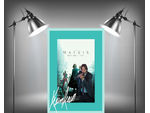 Keanu Reeves signierte Wanddeko. "The Matrix Resurrections" Neues Filmplakat aus USA. XXL 75x50 cm. Hollywood, Souvenir, Geschenk.