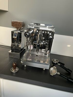 Quickmill E61 Siebträgermaschine mit Zubehör