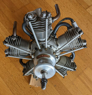 Seidel St 525 B 5 Zylinder Benzin 125ccm Sternmotor