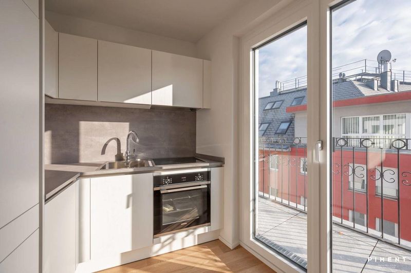 Charmente 2 zimmer wohnung mit terrasse