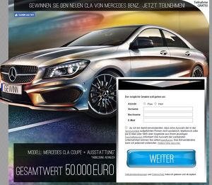 Mercedes CLA Gewinnspiel