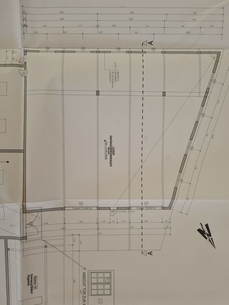 Lagerhalle unbeheizt zu vermieten