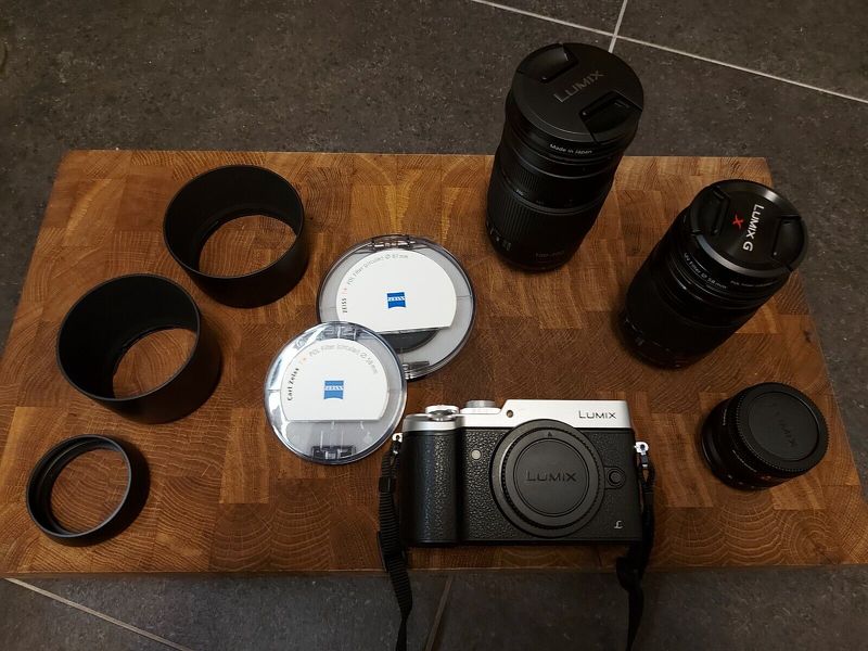 Panasonic Lumix GX8 inkl. 3 Objektiven
