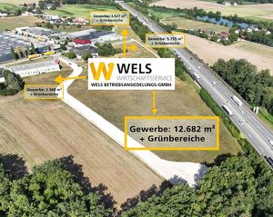 Gewerbegrundstücke im Nahbereich des ÖBB-Frachten-Terminals in WELS-OST- ab sofort verfügbar!