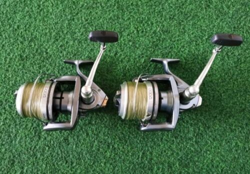 2 × Shimano Aero Technium 12000 XTA Angelrollen