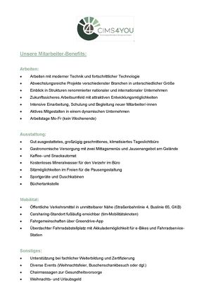 Kundensupport und Applikationsbetreuung (m/w)