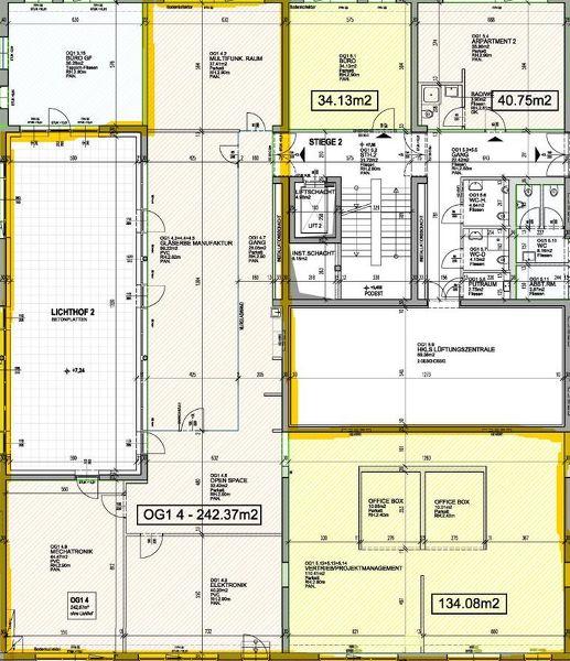 Wels-West: "Werkstatt Wels" - großzügige Büroeinheit