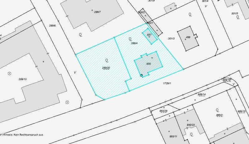 Gewerbegrundstück, Widmung M mit Altbestand