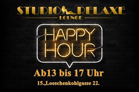 HAPPY HOUR! AKTION ZWISCHEN 13 - 17 UHR!
