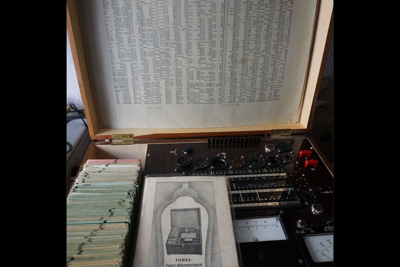 Funke w 20 röhrenprüfgerät