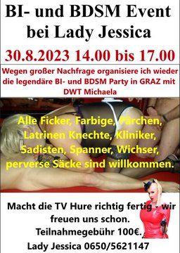 Bi- Party in Graz am 30.8.