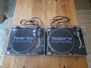 2 X Technics SL - 1210 Mk2 Direct Drive DjPlattenspieler