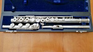 Sankyo Silversonic, Ringklappen h-Fuss Querflöte Flute