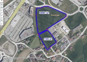 2 Grundstücke  Gewerbebauerwartungsland  MB und B am Westring Wels