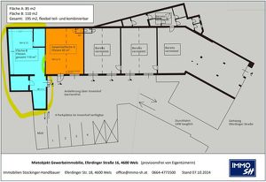 Lager/Halle in der Eferdingerstraße, Kerngebietswidmung