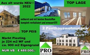 2 Penthausewohnungen TOP Lage im Piestingtal  mit Grundanteil.