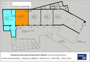 Gewerbe- bzw. Lagerfläche in der Eferdingerstraße, Kerngebietswidmung