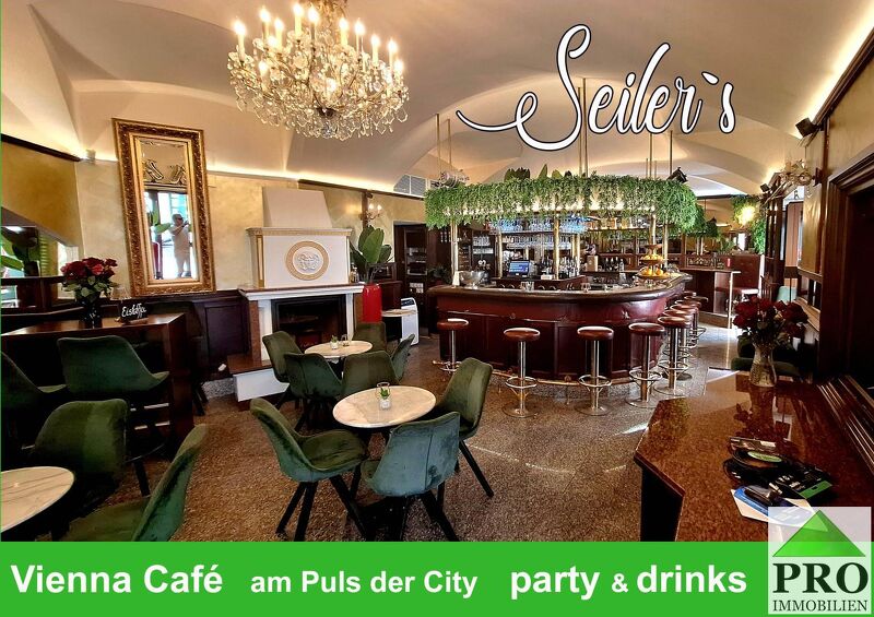 Caf&egrave; Bar  am Puls der City, Investabl&ouml;se, geringe langfristige Hauptmiete