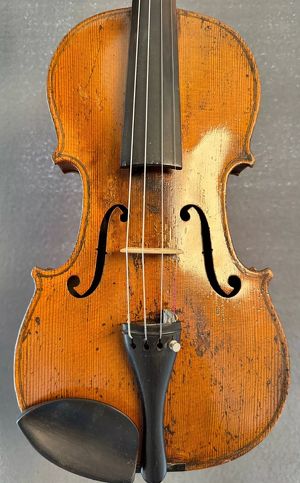 Geige 4/4 Violine Zettel Cesare Candi 1912