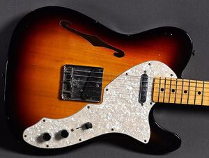 Fender Custom Shop Telecaster 1969 Thinline Journeyman Relic 3-Tone Sunburst