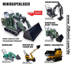 Lader Bagger Dumper - NEU 2025 - Direkt vom Hersteller JSB POLSKA -